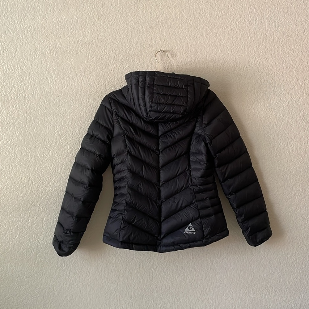 Gerry Lightweight Puffer Jacket Fitted Zip Up Hoodie Indie Retro - Picture 10 of 16